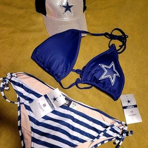 Dallas Cowboys Swimsuit & hat